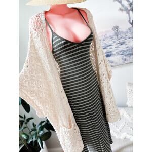 Whispering Meadows Striped Olive Midi for Gentle Journeys bodycon dress